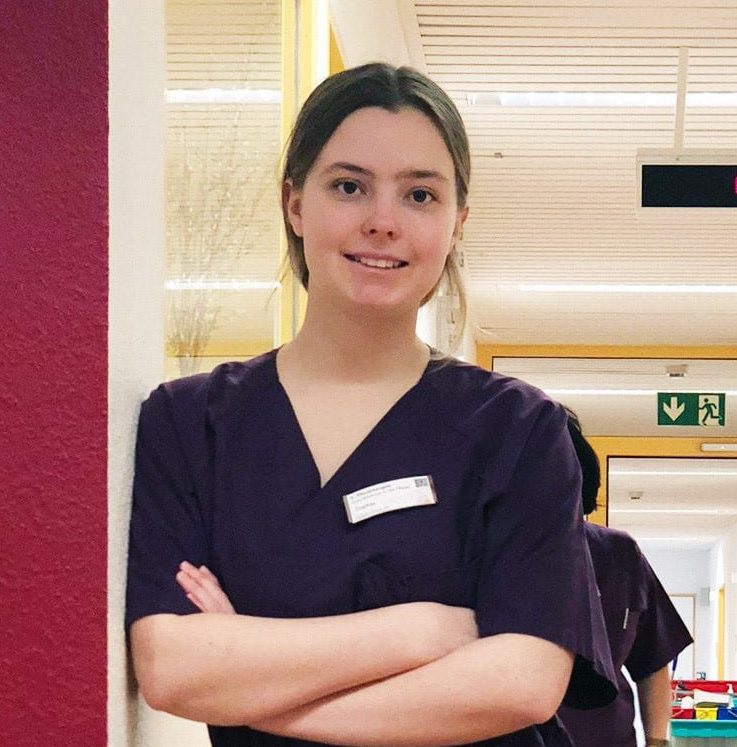 Sophie Pfermenges Pflegeschülerin mit Schwerpunkt Kinderkrankenpflege